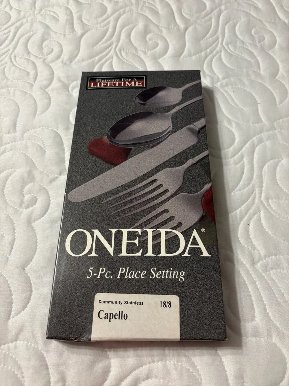 Oneida Capello 5-Piece Place Setting - Stainless Steel, Silver